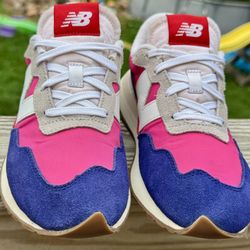 Grade School) New Balance 237 'Victory Blue Exuberant Pink Gum' GS237EG