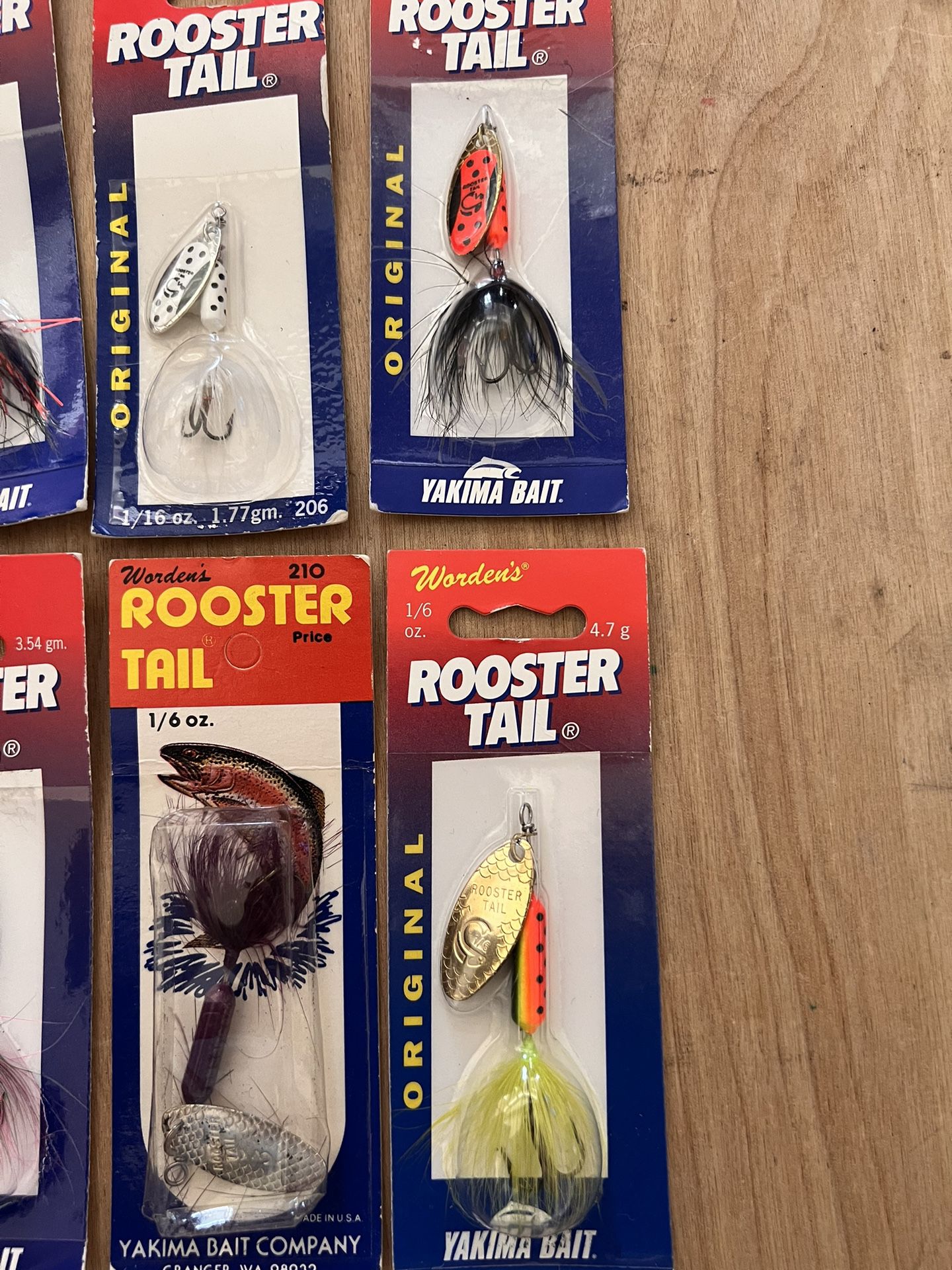 10 Worden's Rooster Tail Trout, Bass Spinner Fishing Lures, 1/24 oz To 1/6  oz, New for Sale in Los Angeles, CA - OfferUp