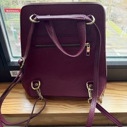 ✨ Genuine Italian Leather Backpack / Purse 🇮🇹👜