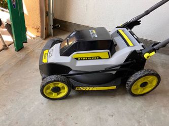 Ryobi 40V HP Brushless 20” Push Mower + 6Ah Battery + Charger — $160 OBO