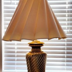 Vintage Brass Table Lamp