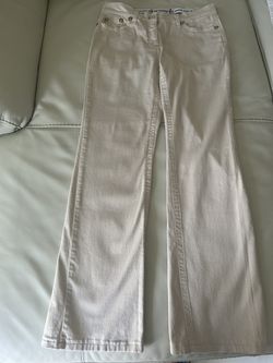 Original GF FERRE Jeans Size S-M. Beige. Made In Italy.