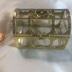 Gold Tone Accessory Box 
