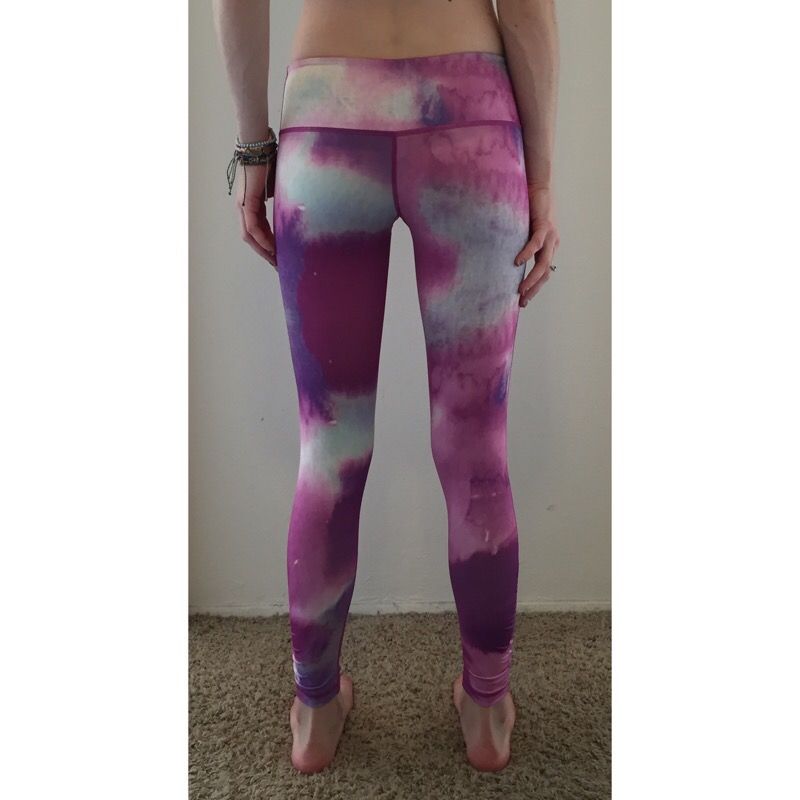 Glyder Apparel "Purple Rain" Print Chakra Performance Legging