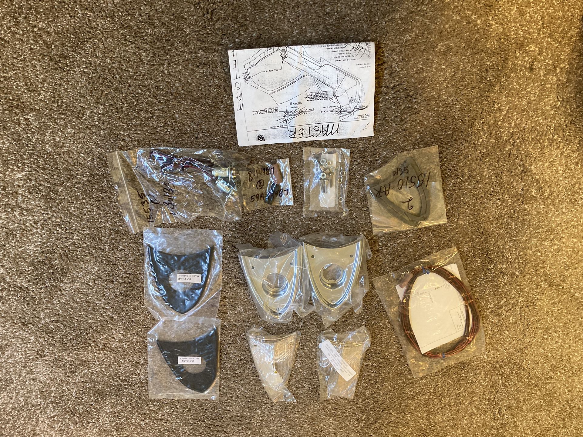 1955 Ford Backup Light Kit