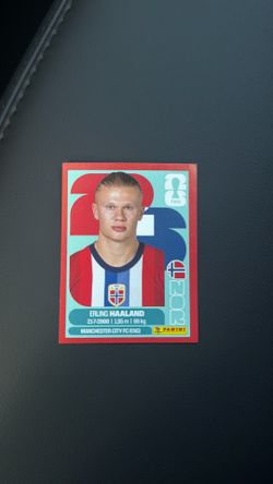 Red Haaland sticker