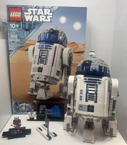 LEGO Star Wars R2-D2 75379 Assembled Big Droid w/ Minifigs - FULLY ASSEMBLED W/ MANUAL & BOX (1050)