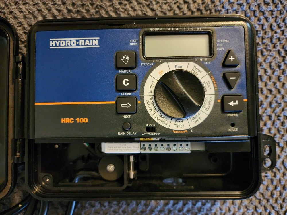 Hydro Rain HRC 100 (4 Channel) Sprinkler Controller
