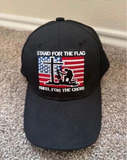 Stand For The Flag Kneel For The Cross Trucker Hat