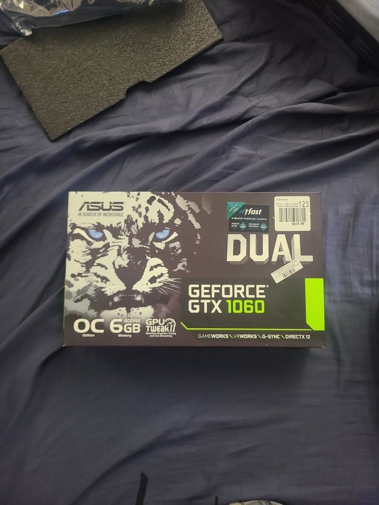 Asus Dual-GTX1060-06G Geforce GTX 1060 Graphics Card