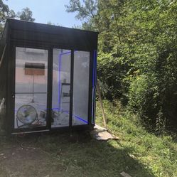 Shipping Container Business Barbershop Tattoo, Tiny Home Airbnb, Gym
