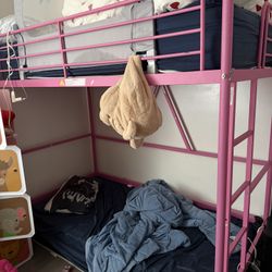 Free Pink Twin Loft Bed