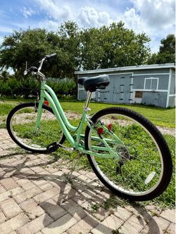 Huffy Parkside Bike 27.5” Comfort Bike 7-Speed Mint Green
