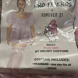 Plus Size 2x/3x My Melody Costume Dress 