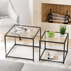 BRAND NEW 2 PCS COFFEE TABLE
