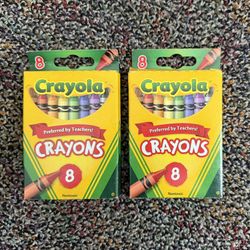 Crayola Crayons 8 in a Box [New; 2 Boxes]
