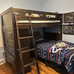 Bunk Bed/Loft Bed With Built In Chest 