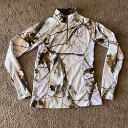 Realtree Men’s Camo Dri-Fit 1/4 Zip Shirt
