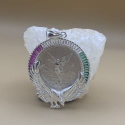 Plata 925 Bisel Con Moneda 🪙 Nuevo 