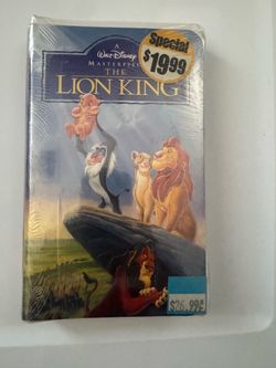 The Lion King VHS Walt Disney Masterpiece