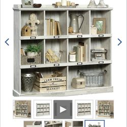 BOOKCASE BARR 5 WHTPLK