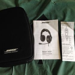 New Bose A20 aviation headset