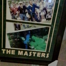 Authenticated Arnold Palmer Masters Photograph with Signature 