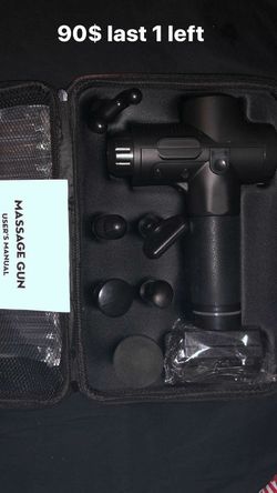 Massage gun 30 speed 6 attachments 80$
