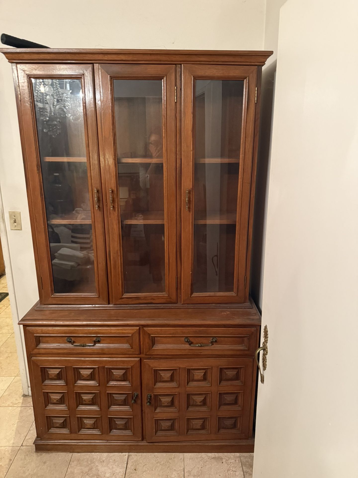 Wood Cabinet $80