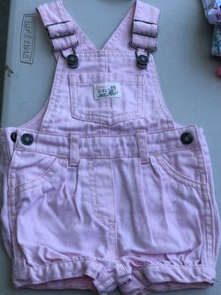 Infant baby girl overalls size 6months