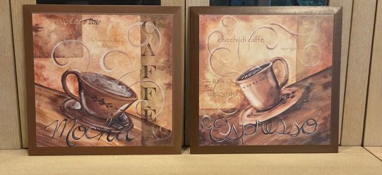 Coffee Bar Wall Art Set