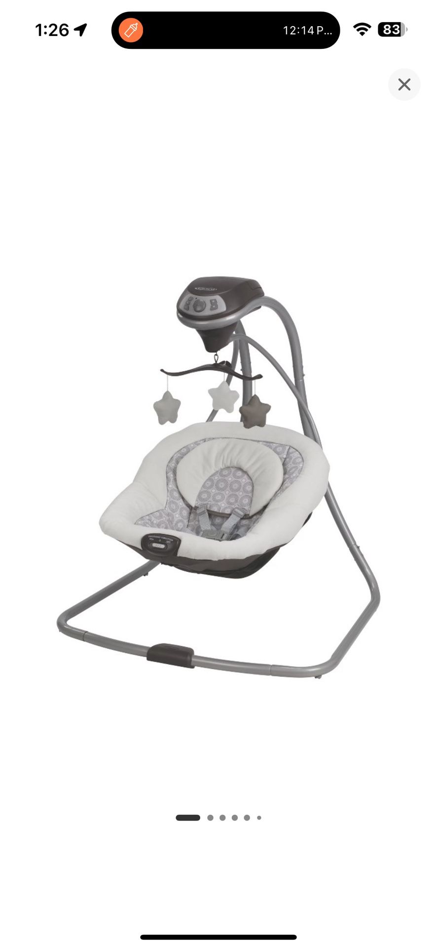 Graco Simple Sway Baby Swing