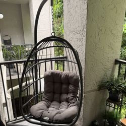 Double TT Egg Chair With Stand