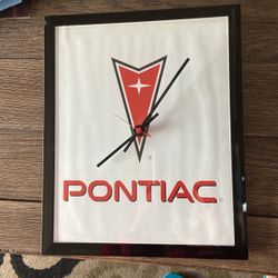 Pontiac  Clock Works In Very Good Condition 