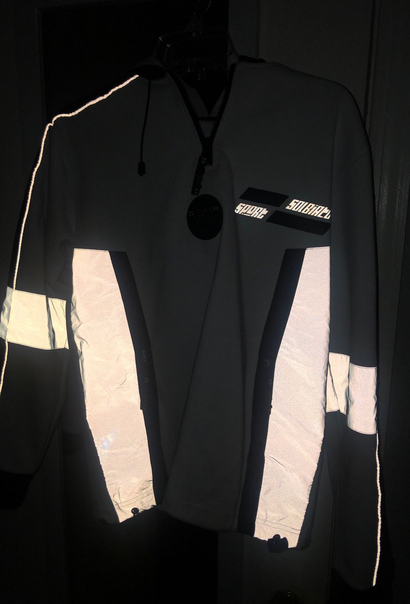 XL kid solbiato reflective hoodie