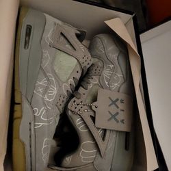 Kaws x Jordan 4 Retro ‘Cool Grey’ — Size 10 — $150 — w/ Box — Cash Only