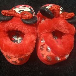 Little Girl Mickey Mouse House Shoes