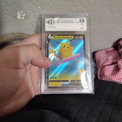2021 Celebrations Number 8 Surfing Pikachu V ,U R R