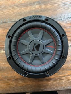 KICKER COMP RT SERIES 8" DUAL 2-OHM VOICE COIL SUBWOOFER 600-WATT