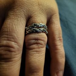 Twin Band Rings Size 7