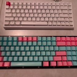 2 Mechanical Keyboards + Extra Tons Of Keycaps
