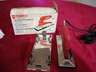 Roberts Deluxe Heat Bond Carpet Iron with Non-Stick Grooved Base 10-282G