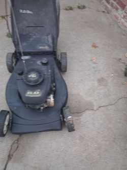 Gas Push Lawn Mower 6.0 Engine