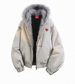 Winter Jacket with Faux Fur Hood