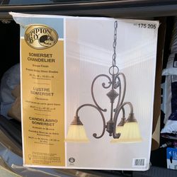 Hampton Bay Bronze Chandelier