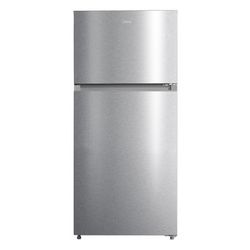 Midea Fingerprint Resistant 20.5-cu ft Standard-Depth 30-in Wide Top-Freezer Refrigerator (Stainless Steel) $260