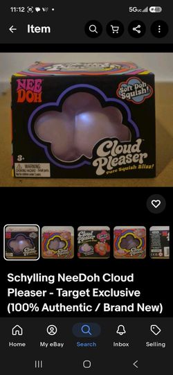 Schylling NeeDoh Cloud Pleaser - Target Exclusive (100% Authentic / Brand New)