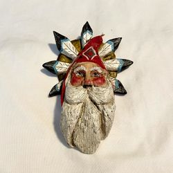 **VINTAGE** House of Hatten Santa Claus Ornament - Holiday Decor - Xmas - 1991