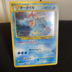 Feraligatr Pokemon Card Japanese 