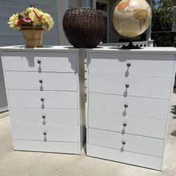 White Dresser Chest of Drawers Furniture Set